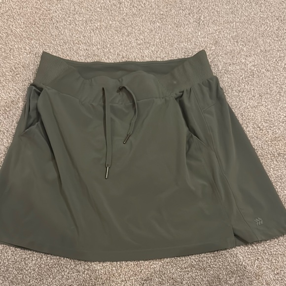 All in Motion Olive Midi Skirt - Picture 1 of 3